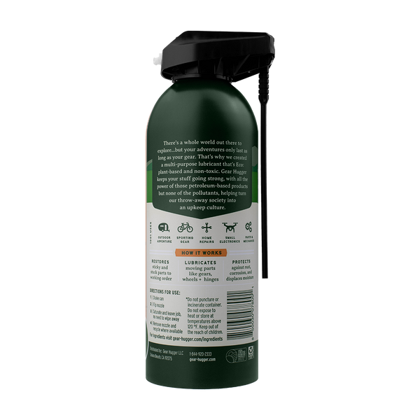 Eco Multipurpose Lubricant 11oz | USDA 96% Biobased - Gear Hugger