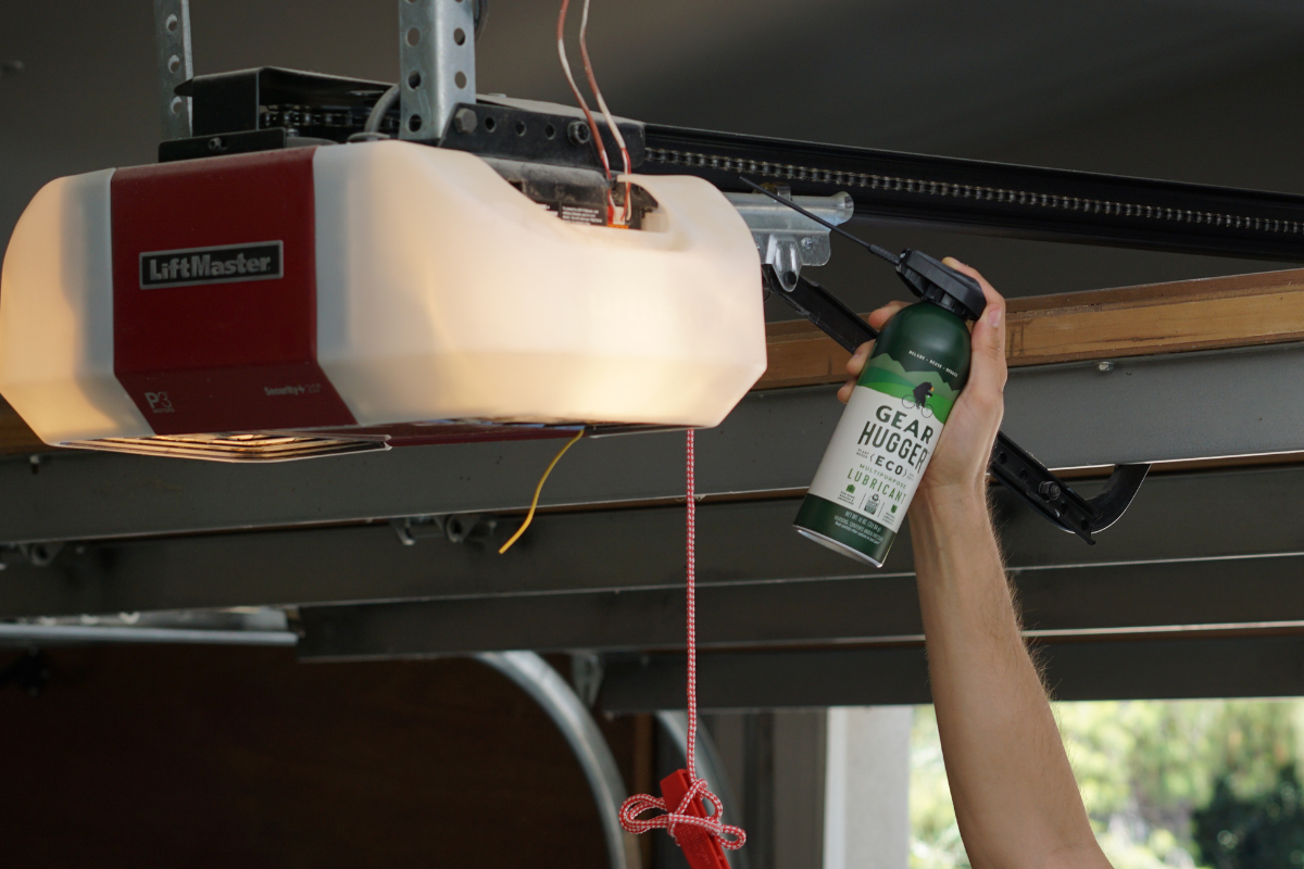 How to Use Gear Hugger to Lubricate a Garage Door