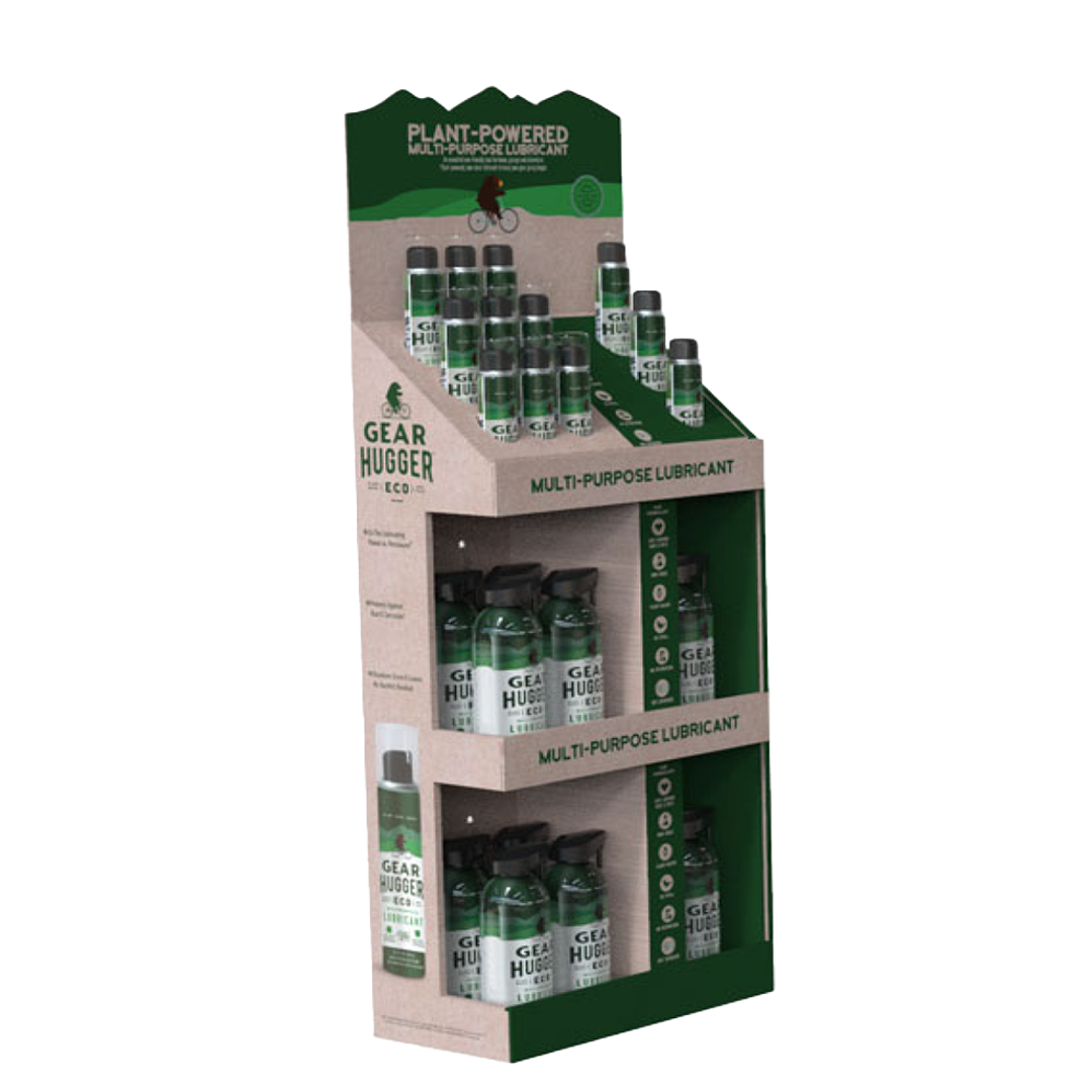 Gear Hugger Multi-Purpose Lubricant Sidekick Display – 24-Unit Floor Shipper (3oz + 11oz)