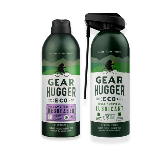 two spray cans of hear hugger eco friendly spray lubricant
