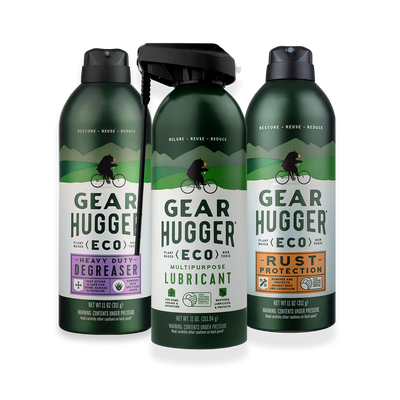 three cans of spray lubricant that is eco friendly and safe around humans and pets