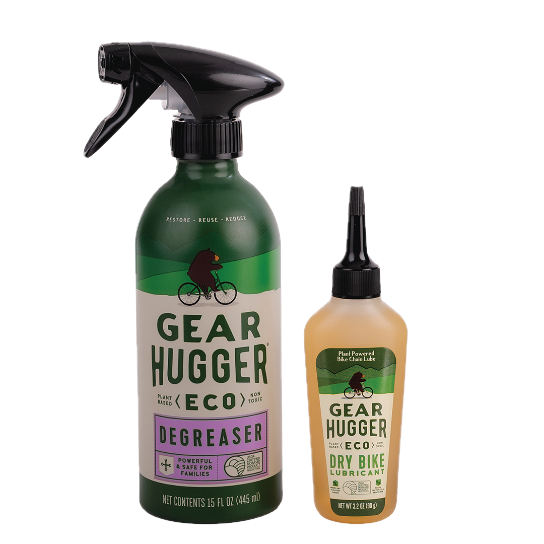 Degrease and Lubricate Bike Bundle – Dry Bike Lubricant & Degreaser (2-Piece Set)
