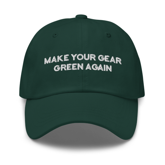 Green Hat. That says make your gear green again.