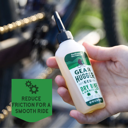reduce friction with a lubricant for dry bike chains