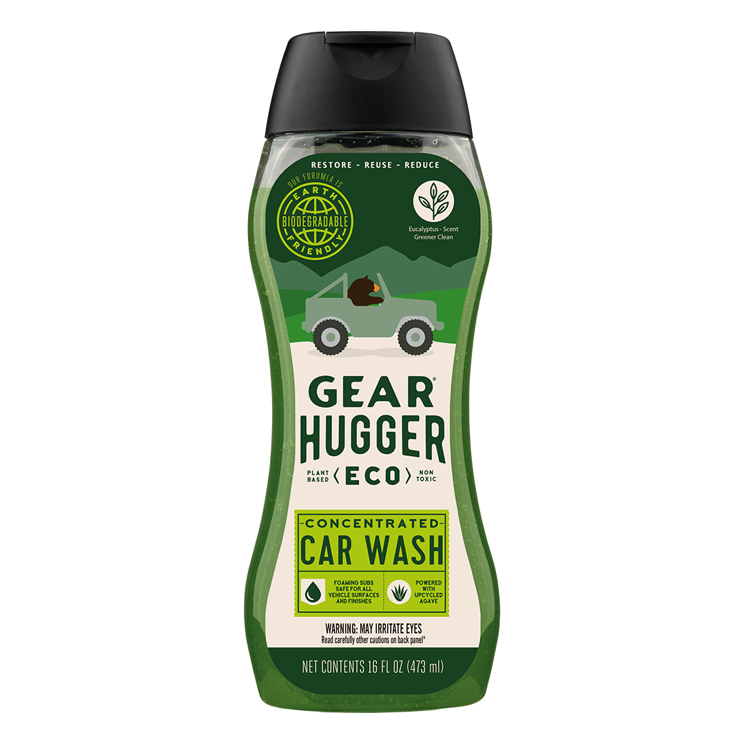 Eco concentrated car wash 16oz bottle - plant-based, earth biodegradable, safe for all vehicles