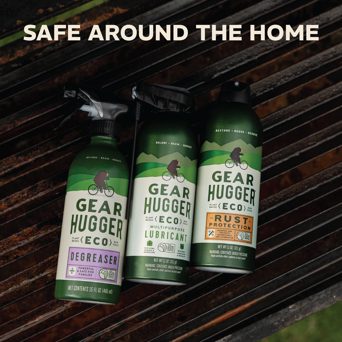 Clean, Lubricate, Protect Bundle - Degreaser, Multipurpose Lubricant, and Rust Protection