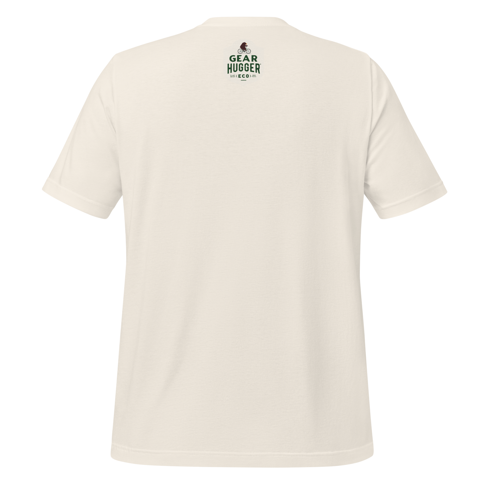 Eco graphic tee front - I Fixed My Gear All With My Bare Hands plant-based lubricant design
