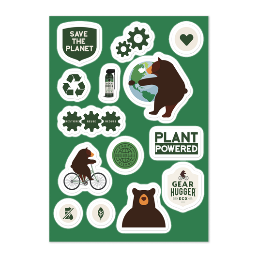 plant powered stickers