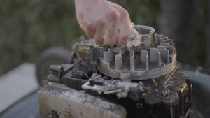 degreaser video being used on engine parts