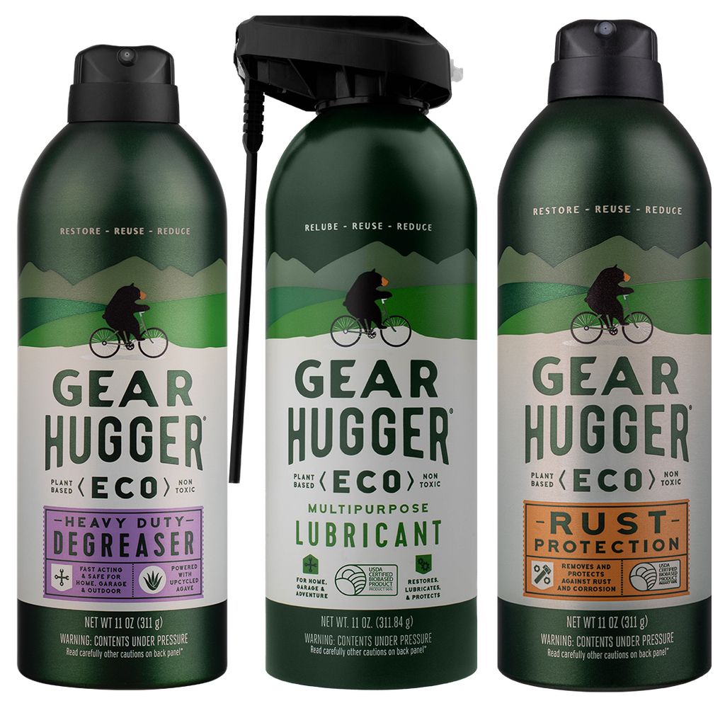 Gear Hugger Degreaser, Lubricant & Rust Remover - Eco-Friendly (11 oz, Pack of 3)
